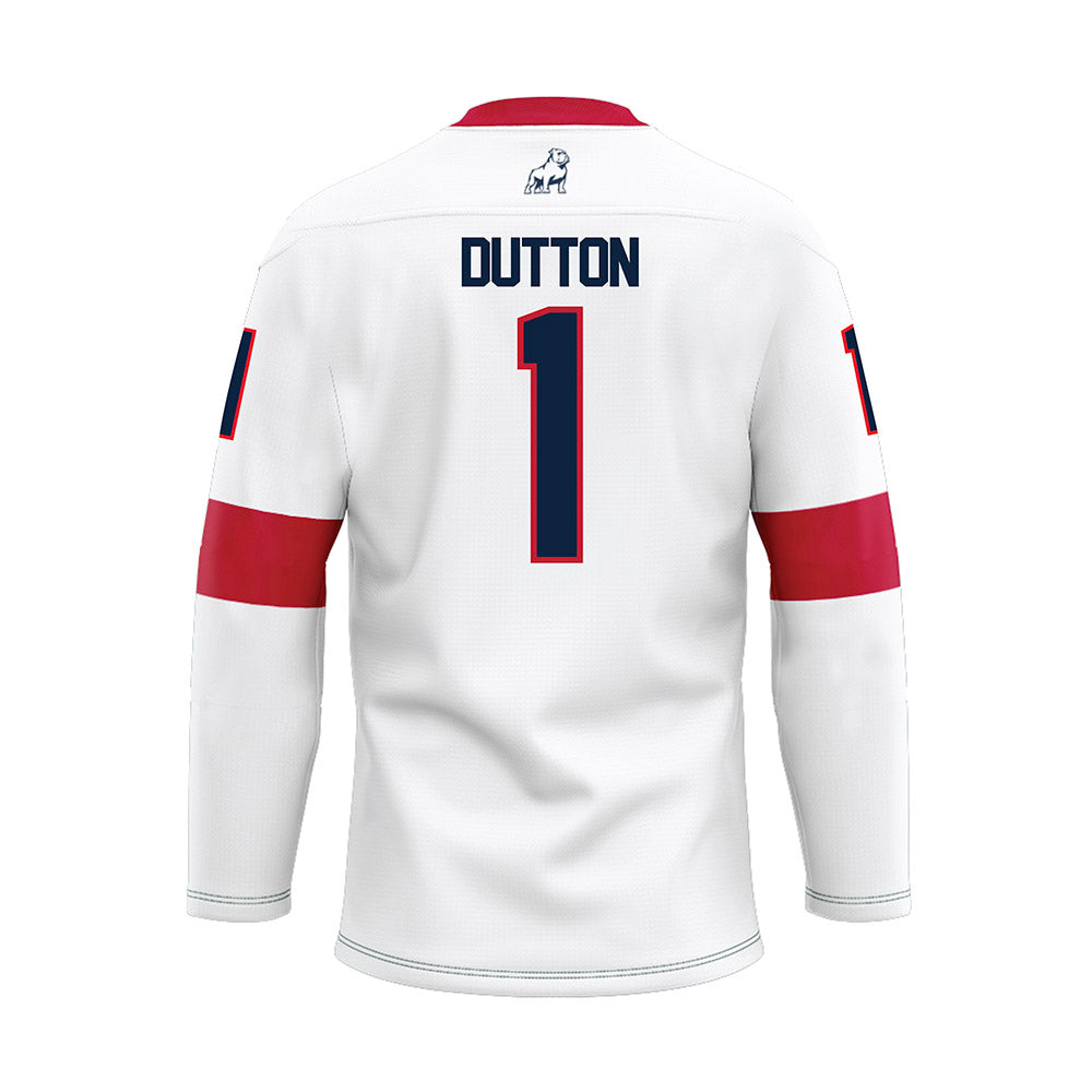 Samford - NCAA Baseball : Pierce Dutton - White Hockey Jersey-1