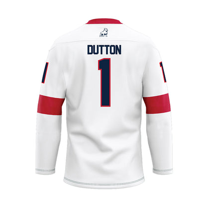 Samford - NCAA Baseball : Pierce Dutton - White Hockey Jersey-1