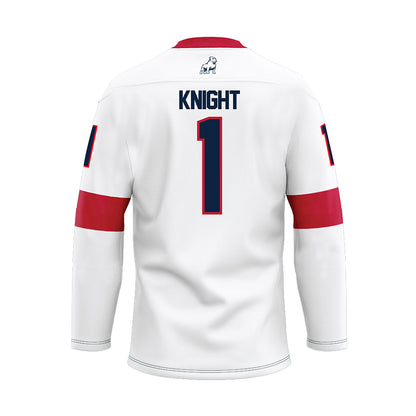 Samford - NCAA Women's Basketball : Jada Knight - White Hockey Jersey-1