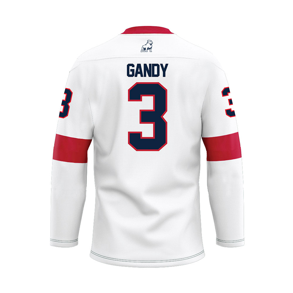 Samford - NCAA Baseball : Gus Gandy - White Hockey Jersey-1