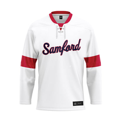 Samford - NCAA Men's Golf : Jack Mikesell - White Hockey Jersey-0