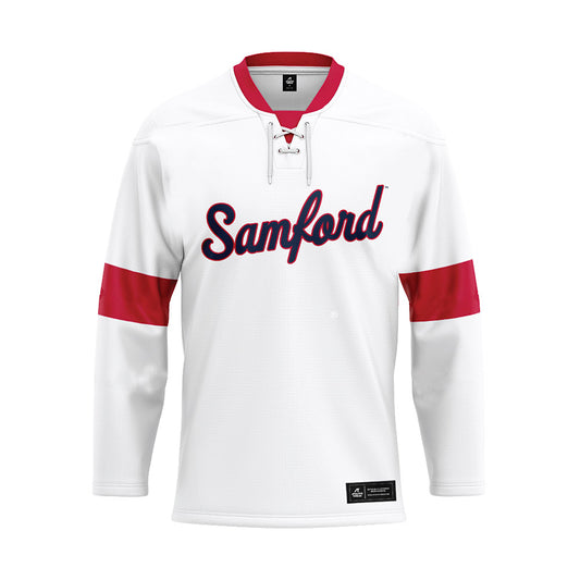 Samford - NCAA Men's Golf : Jack Mikesell - White Hockey Jersey-0
