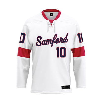 Samford - NCAA Men's Basketball : Kam Martin - White Hockey Jersey-0