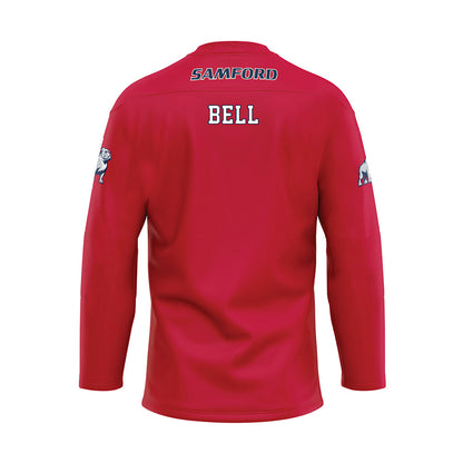 Samford - NCAA Men's Track & Field : Reese Bell - Red Hockey Jersey
