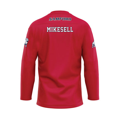 Samford - NCAA Men's Golf : Jack Mikesell - Red Hockey Jersey-1