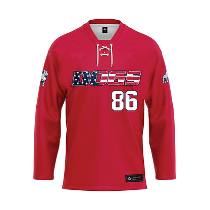 Samford - NCAA Football : Keyshawn Curry - Red Hockey Jersey-0
