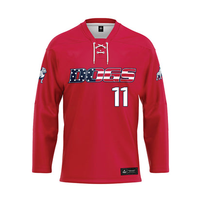 Samford - NCAA Women's Volleyball : Emma Sorensen - Red Hockey Jersey-0