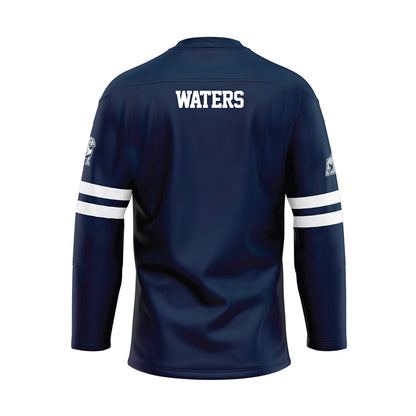 Samford - NCAA Cheerleading : Mamie Waters - Blue Hockey Jersey-1
