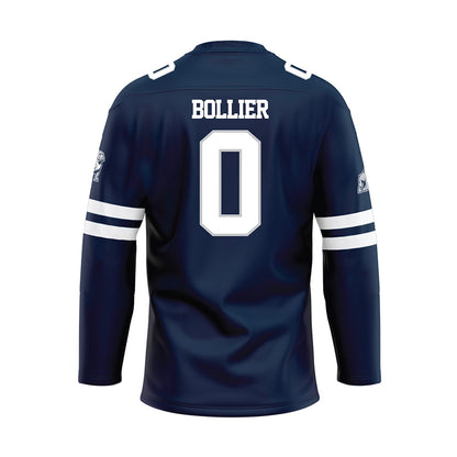 Samford - NCAA Women's Volleyball : Addie Bollier - Blue Hockey Jersey-1