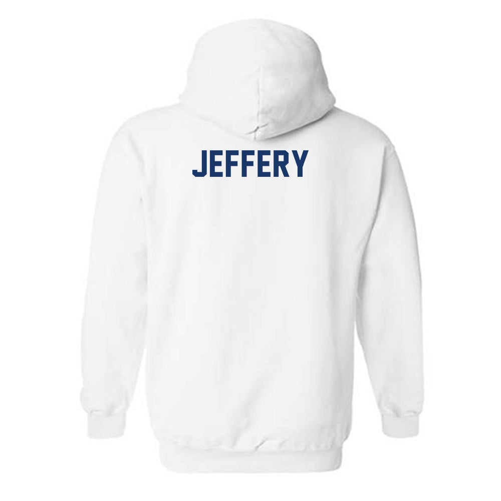 Drake - NCAA Men's Soccer : Carson Jeffery - Classic Shersey Hooded Sweatshirt-1