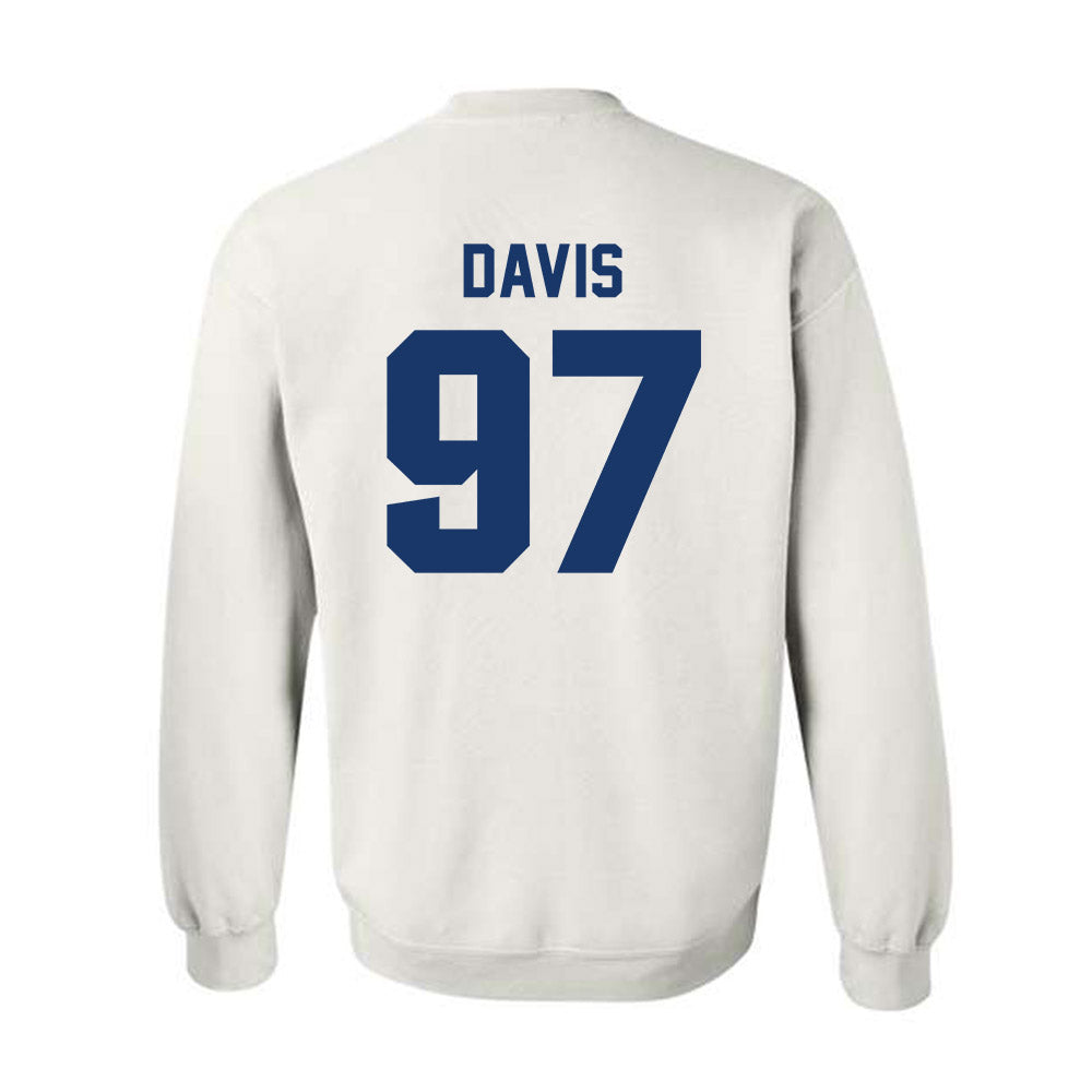 Drake - NCAA Football : Devyn Davis - Classic Shersey Crewneck Sweatshirt-1