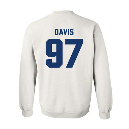 Drake - NCAA Football : Devyn Davis - Classic Shersey Crewneck Sweatshirt-1