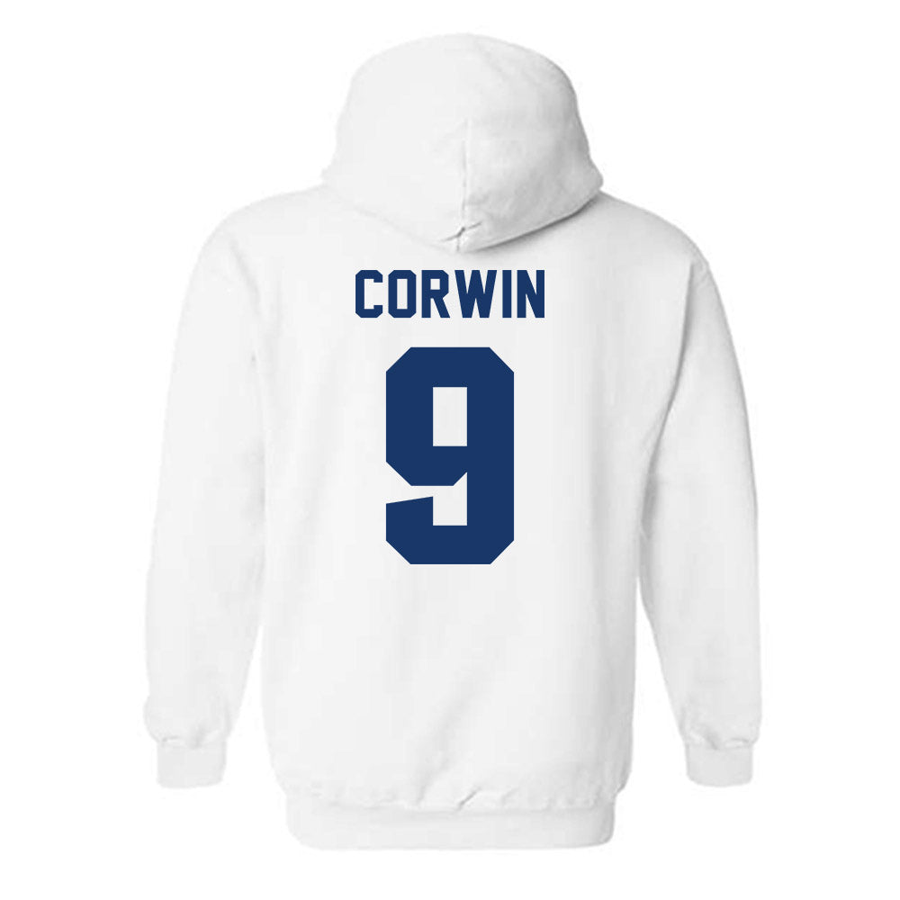 Drake - NCAA Football : Ian Corwin - Classic Shersey Hooded Sweatshirt-1