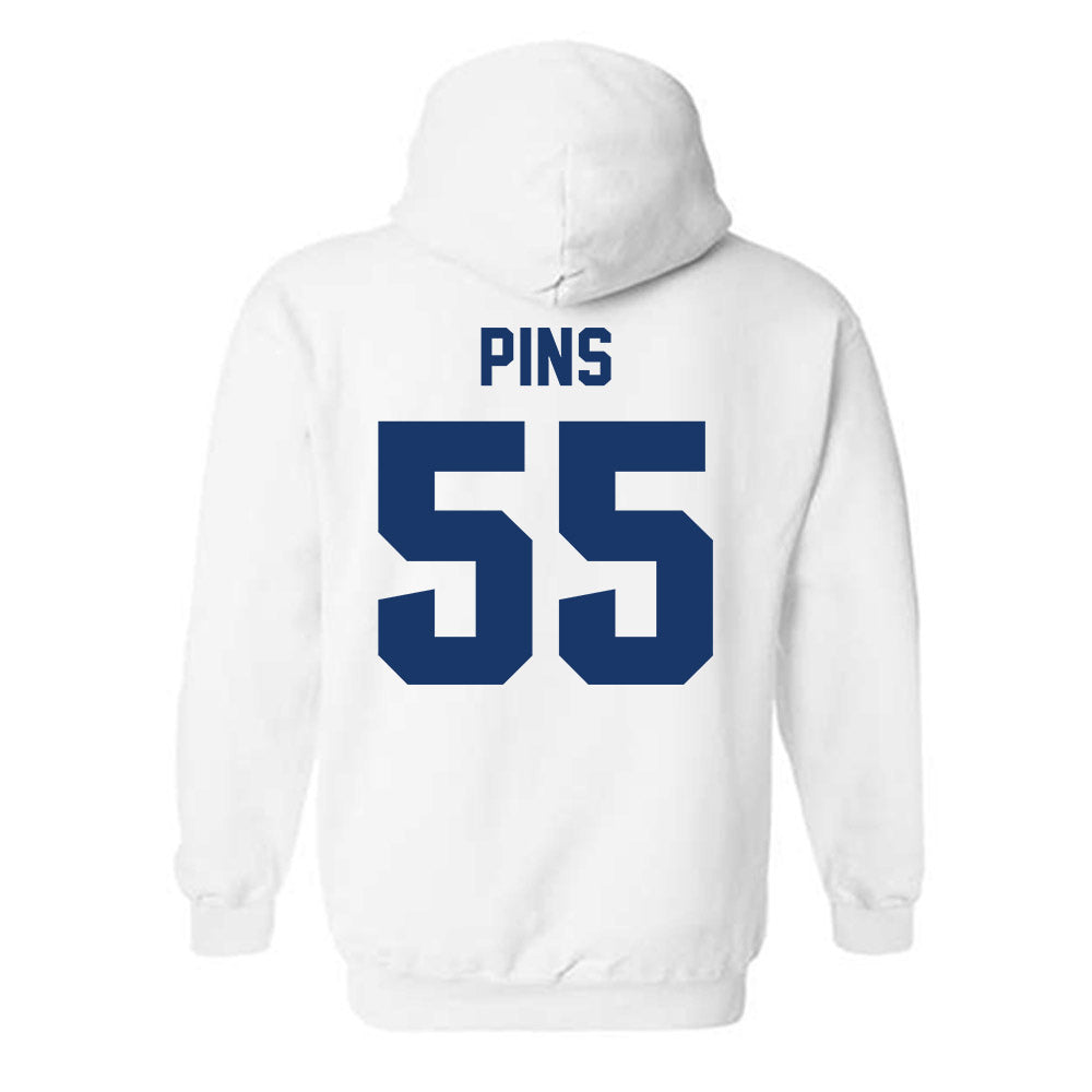 Drake - NCAA Football : Owen Pins - Classic Shersey Hooded Sweatshirt-1
