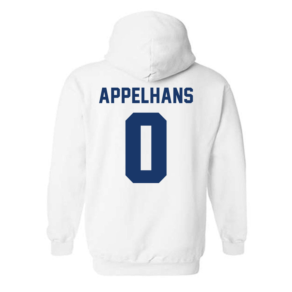 Drake - NCAA Men's Basketball : Braden Appelhans - Classic Shersey Hooded Sweatshirt-1