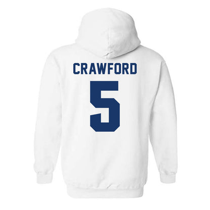 Drake - NCAA Women's Basketball : Mya Crawford - Classic Shersey Hooded Sweatshirt-1