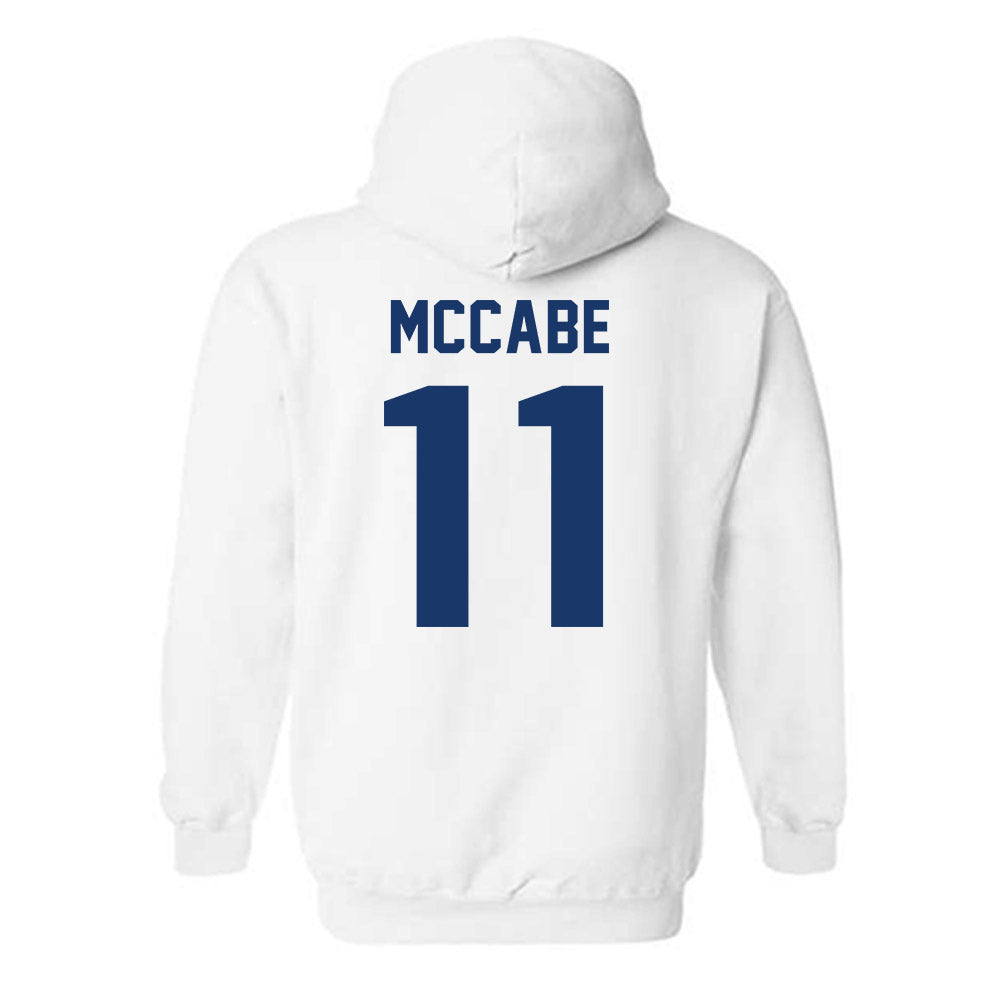 Drake - NCAA Women's Basketball : Peyton McCabe - Classic Shersey Hooded Sweatshirt-1