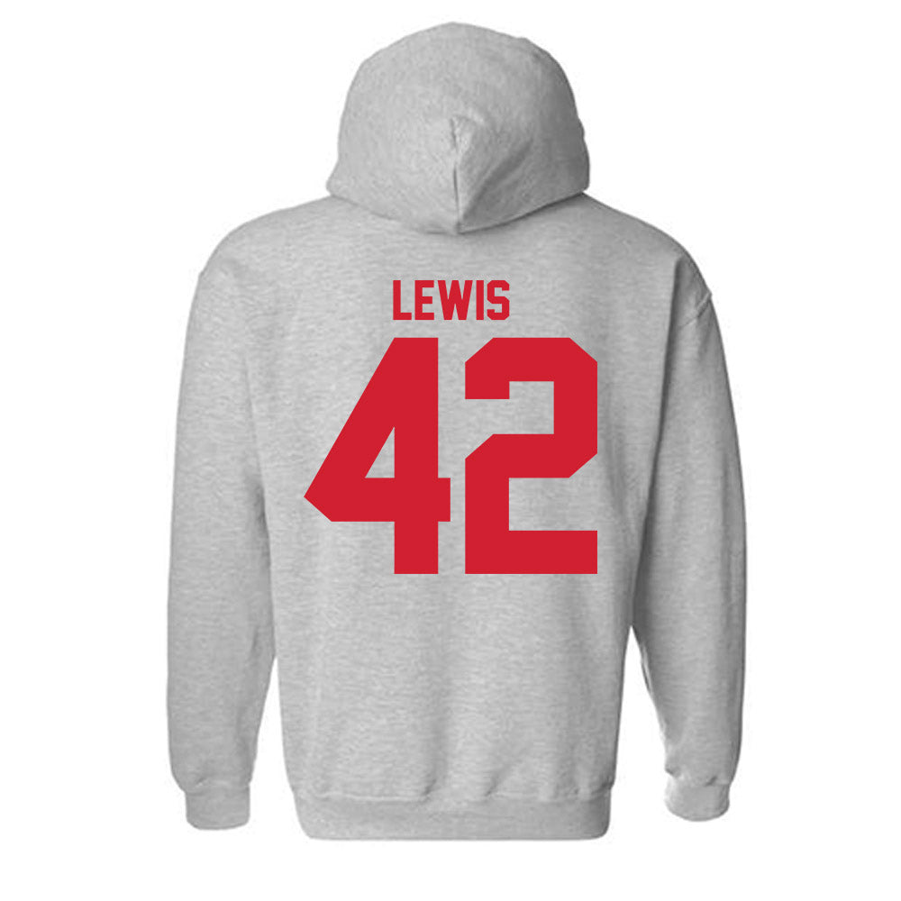 Louisiana - NCAA Baseball : Noah Lewis - Classic Shersey Hooded Sweatshirt-1