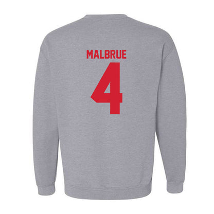 Louisiana - NCAA Football : Princeton Malbrue - Classic Shersey Crewneck Sweatshirt-1