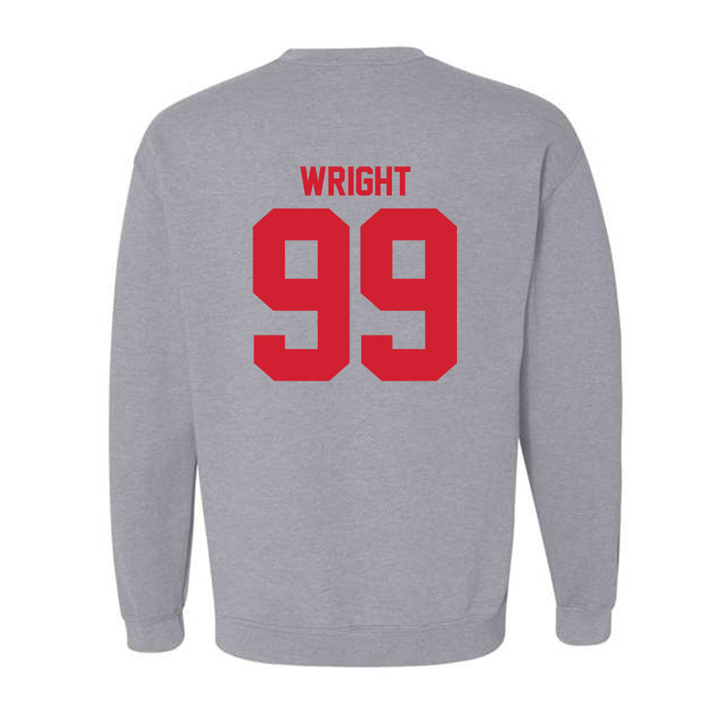 Louisiana - NCAA Football : Ashton Wright - Classic Shersey Crewneck Sweatshirt-1