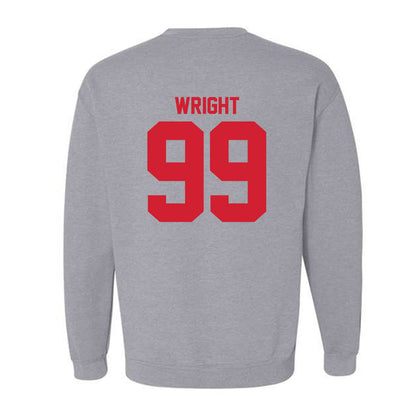 Louisiana - NCAA Football : Ashton Wright - Classic Shersey Crewneck Sweatshirt-1