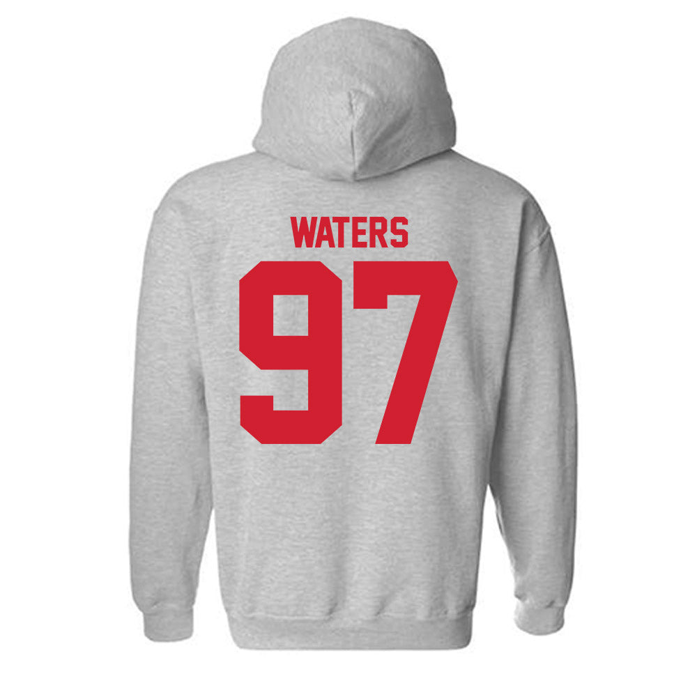 Louisiana - NCAA Football : Xavier Waters - Classic Shersey Hooded Sweatshirt-1