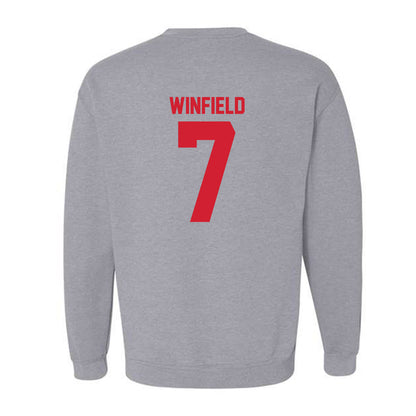 Louisiana - NCAA Football : Lunch Winfield - Classic Shersey Crewneck Sweatshirt-1