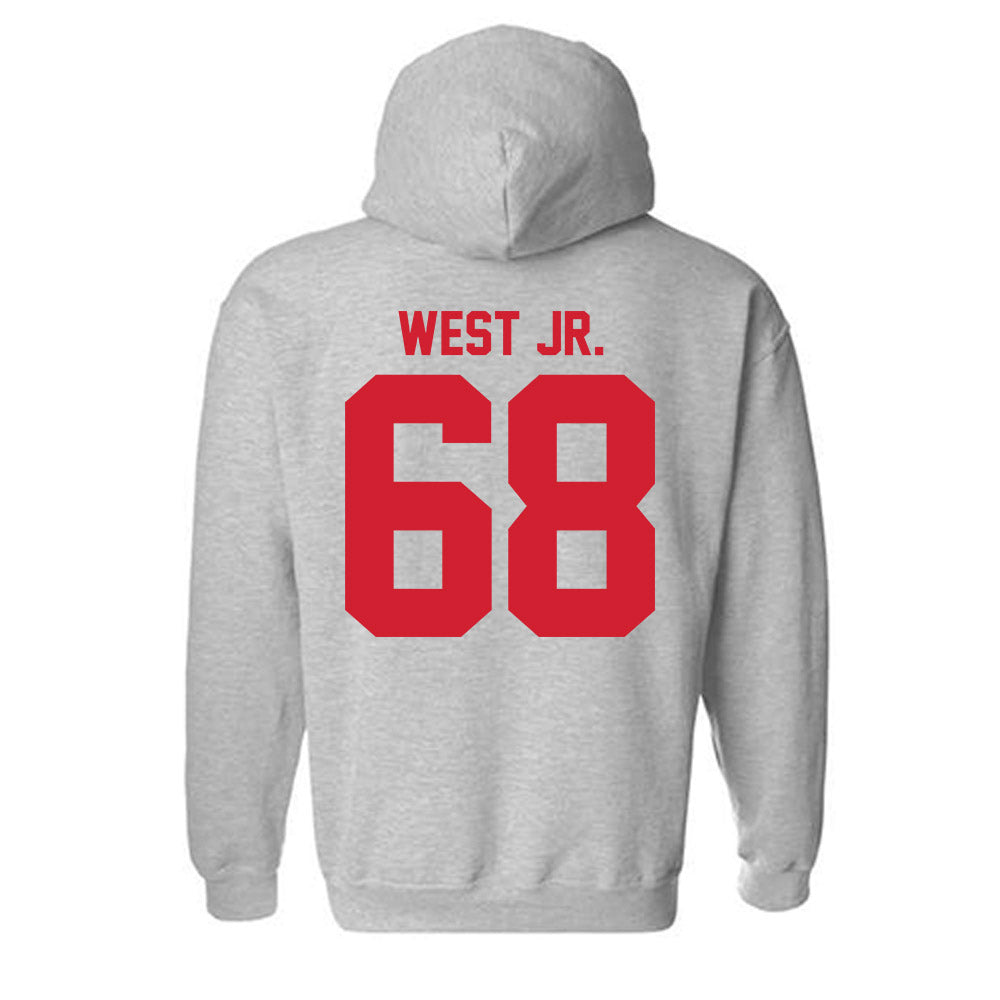 Louisiana - NCAA Football : Fitzgerald West Jr. - Classic Shersey Hooded Sweatshirt-1