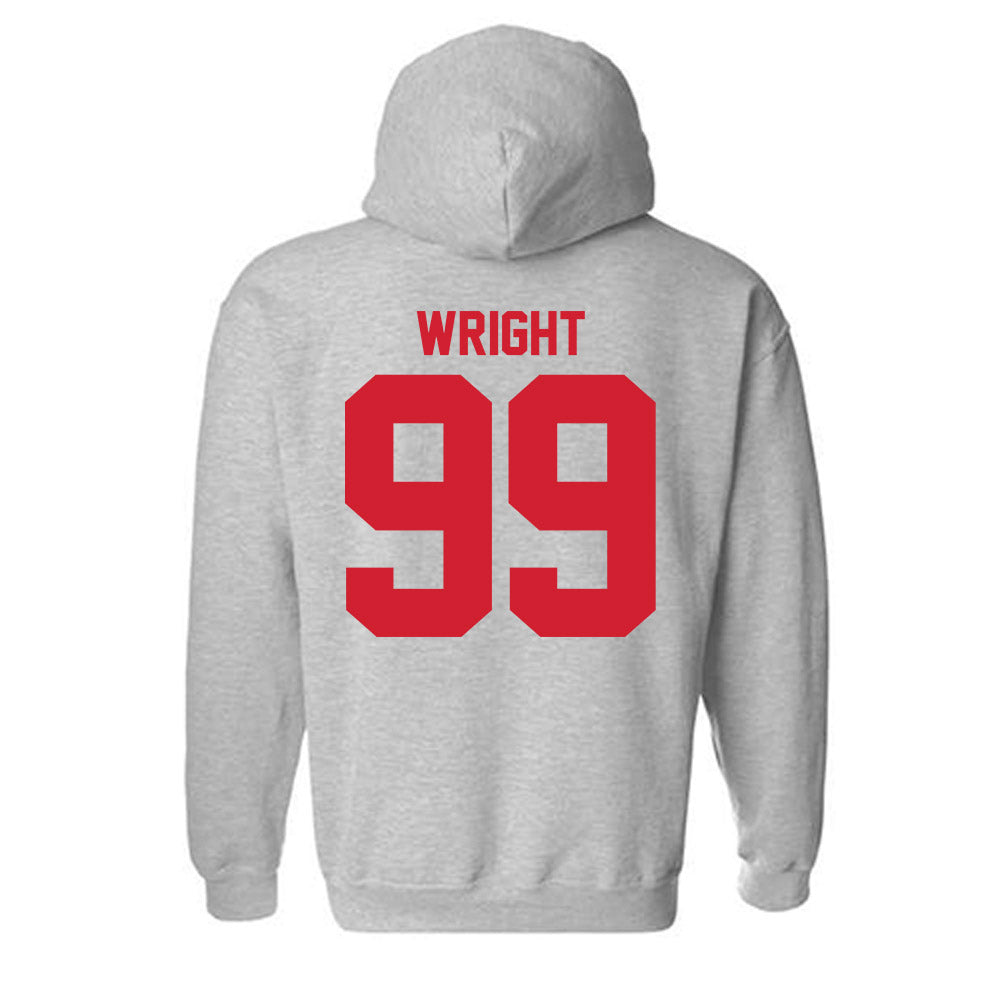 Louisiana - NCAA Football : Ashton Wright - Classic Shersey Hooded Sweatshirt-1