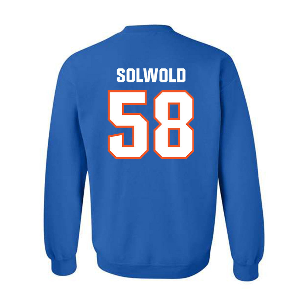 Florida - NCAA Football : Hunter Solwold - Replica Shersey Crewneck Sweatshirt-1