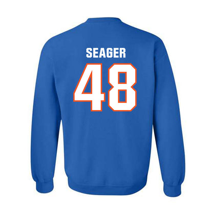 Florida - NCAA Football : Erich Seager - Replica Shersey Crewneck Sweatshirt-1