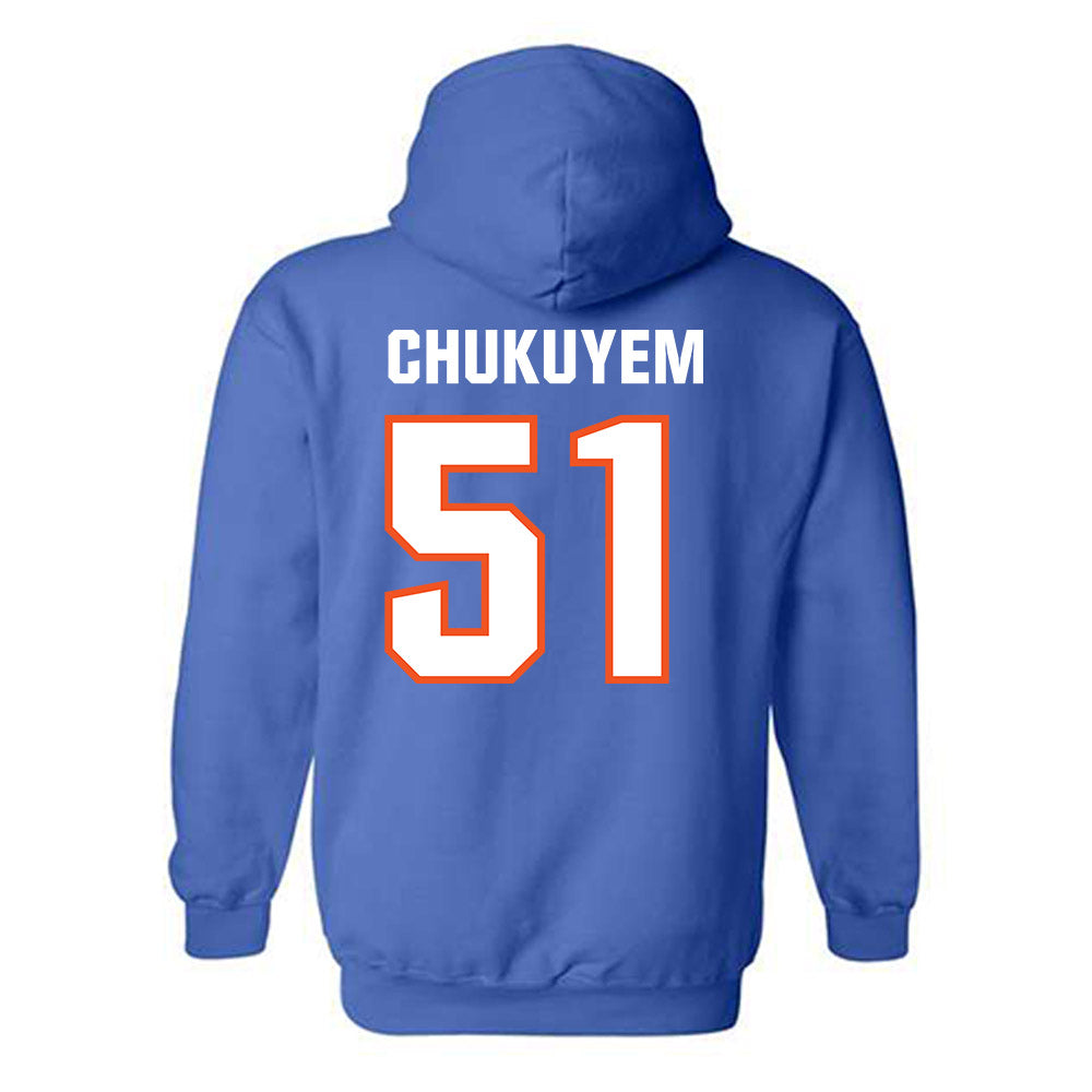Florida - NCAA Football : Tyler Chukuyem - Replica Shersey Hooded Sweatshirt-1
