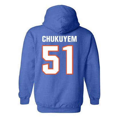 Florida - NCAA Football : Tyler Chukuyem - Replica Shersey Hooded Sweatshirt-1