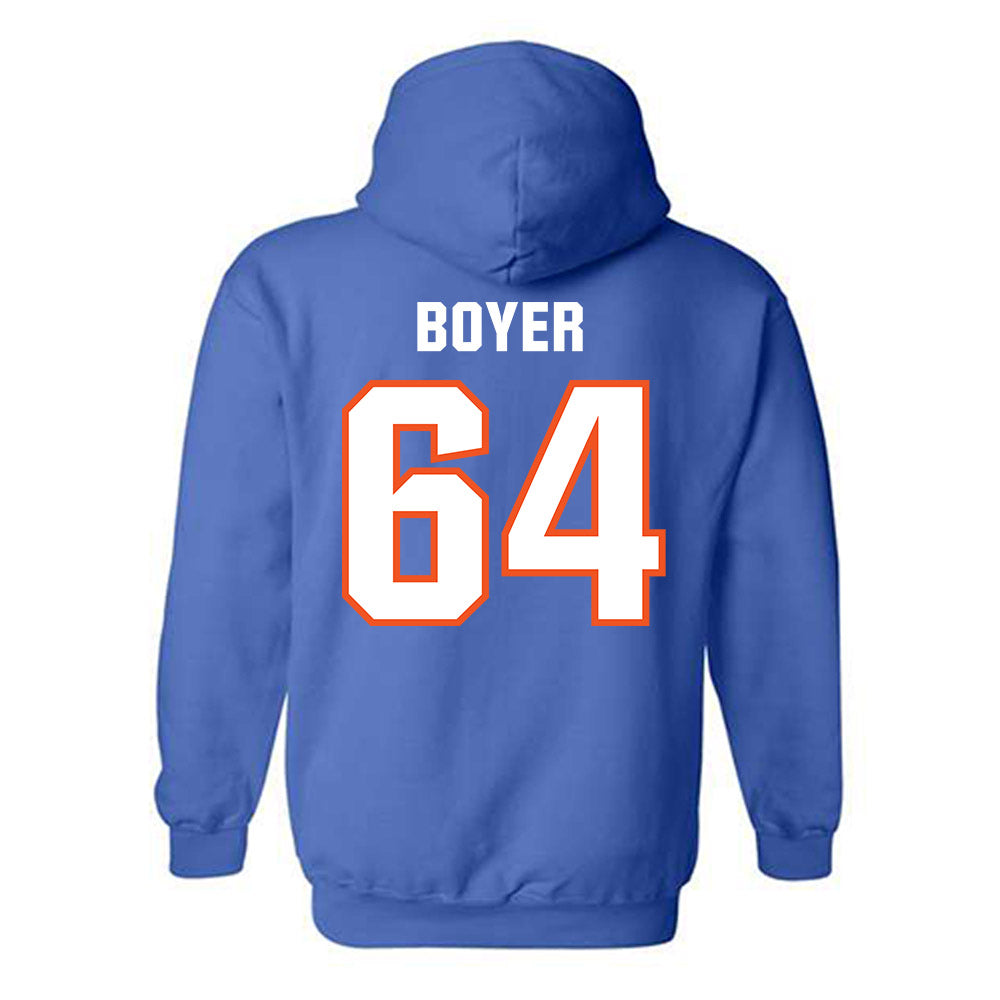 Florida - NCAA Football : Eagan Boyer - Replica Shersey Hooded Sweatshirt-1