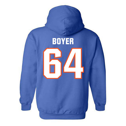 Florida - NCAA Football : Eagan Boyer - Replica Shersey Hooded Sweatshirt-1