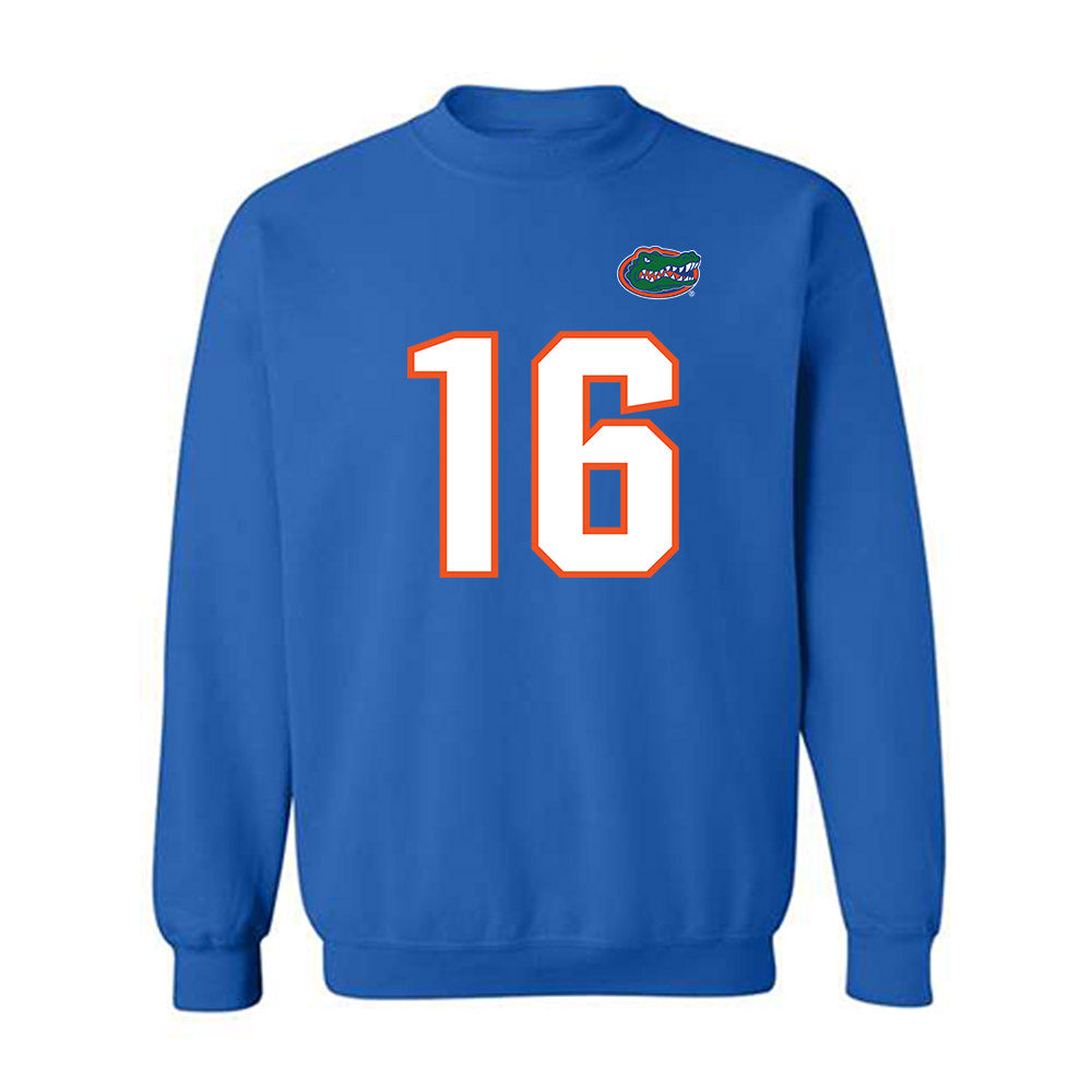 Florida - NCAA Football : Aidan Warner - Replica Shersey Crewneck Sweatshirt-0