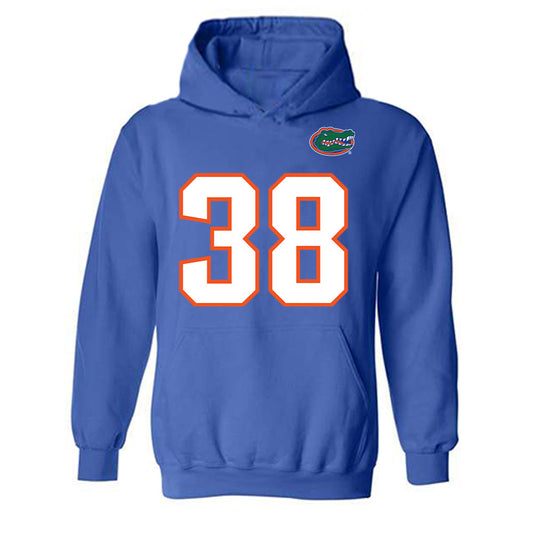 Florida - NCAA Football : Alec Clark - Replica Shersey Hooded Sweatshirt-0