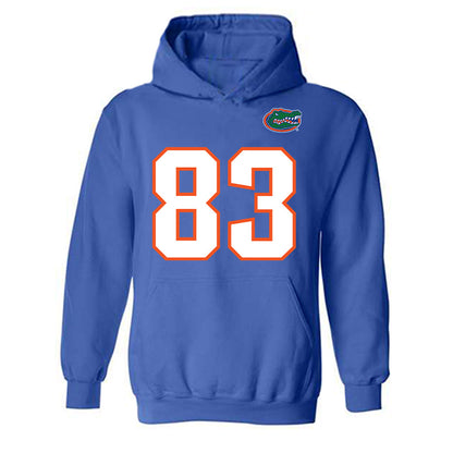 Florida - NCAA Football : Justin Williams - Replica Shersey Hooded Sweatshirt-0