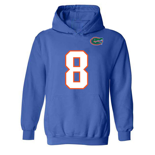 Florida - NCAA Football : Aaron Chiles - Replica Shersey Hooded Sweatshirt-0