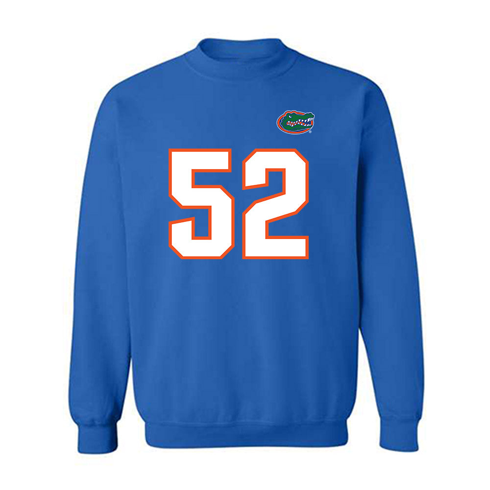 Florida - NCAA Football : Dylan Leighton - Replica Shersey Crewneck Sweatshirt-0