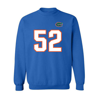 Florida - NCAA Football : Dylan Leighton - Replica Shersey Crewneck Sweatshirt-0