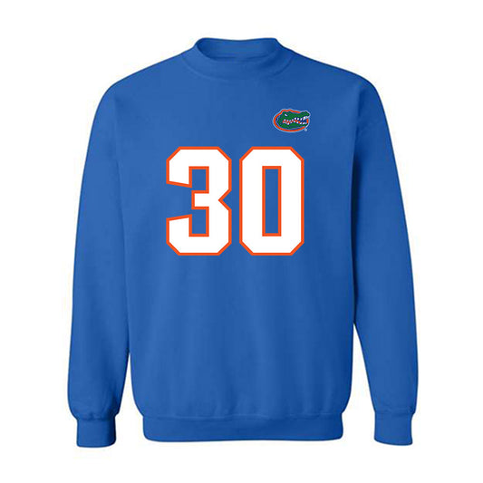 Florida - NCAA Football : Dylan Purter - Replica Shersey Crewneck Sweatshirt-0