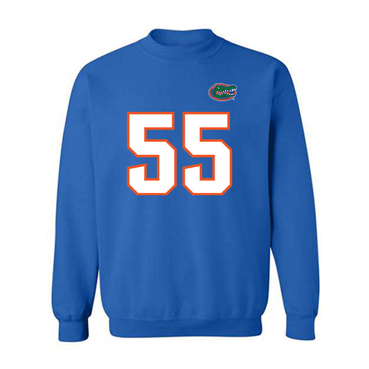 Florida - NCAA Football : Tj Dice Jr - Replica Shersey Crewneck Sweatshirt-0