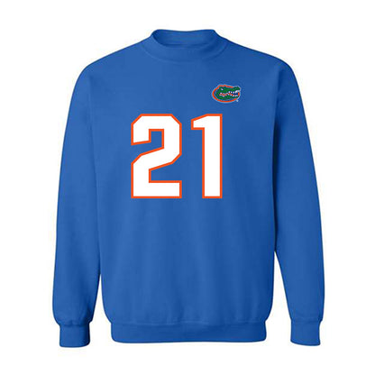 Florida - NCAA Football : Evan Pryor - Replica Shersey Crewneck Sweatshirt-0