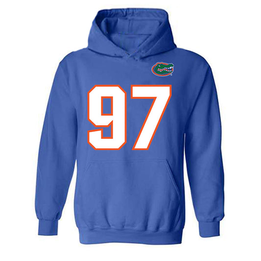 Florida - NCAA Football : Joseph Mbatchou - Replica Shersey Hooded Sweatshirt-0