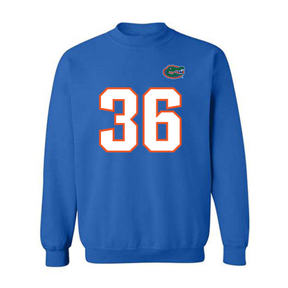 Florida - NCAA Football : Vincent Brown - Replica Shersey Crewneck Sweatshirt-0