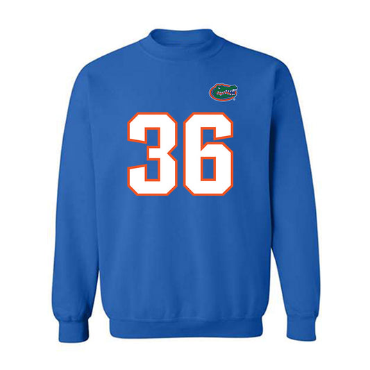 Florida - NCAA Football : Vincent Brown - Replica Shersey Crewneck Sweatshirt-0