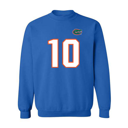 Florida - NCAA Football : Jerrae Hawkins - Replica Shersey Crewneck Sweatshirt-0