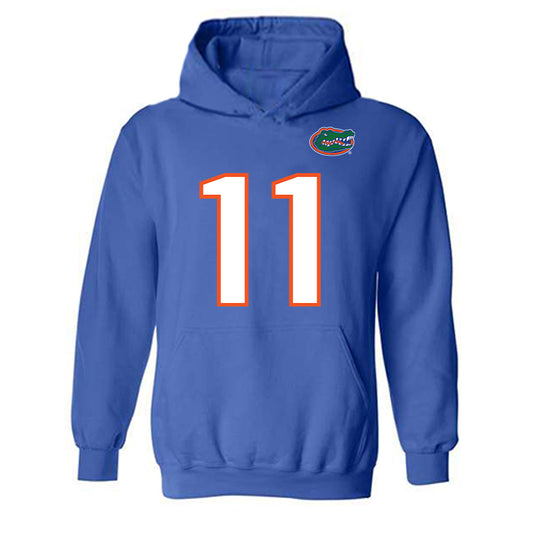 Florida - NCAA Football : Will Griffin - Replica Shersey Hooded Sweatshirt-0