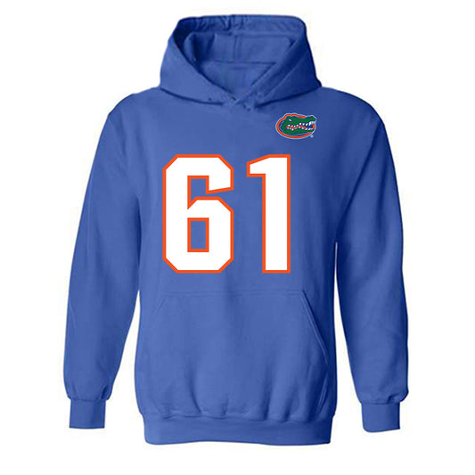 Florida - NCAA Football : G'Nivre Carr - Replica Shersey Hooded Sweatshirt-0